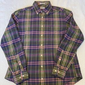Gant Rugger New Haven Connecticut Fall Madras shirt Large